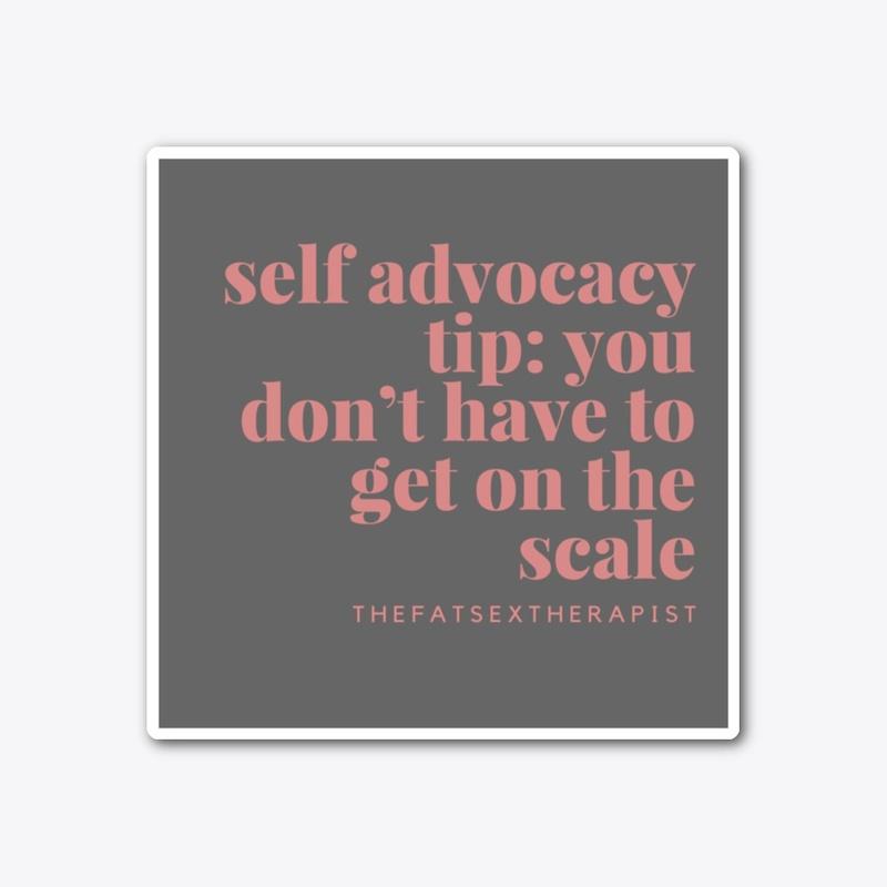 Scale advocacy sticker